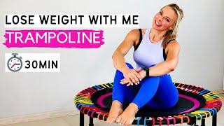 30 min rebounder workout for weight loss | full body fat burn on your trampoline