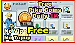  Free pika coin | No VIP | NO TOPUP | Monster honor fight | Monster Of glory | Pss Gamer King 