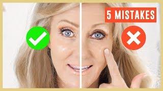 5 Biggest Makeup Mistakes On Mature Eyes Tutorial Over 50 | Fabulous50s