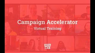 MobLab Virtual Campaign Accelerator training