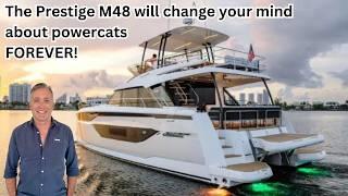 The Perfect Family Escape! Prestige M48 Yacht Tour & Boat Walkthrough.