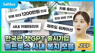 인공지능 기업의 복지는 어디까지?! 일일사원의 '솔트룩스' 탐방기!