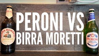 Peroni Nastro Azzurro Vs Birra Moretti | The Battle Of The Two Italian Lager Heavyweights