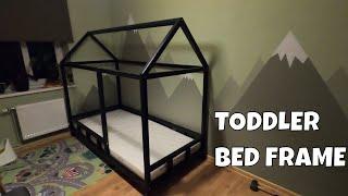 Toddler house bed build