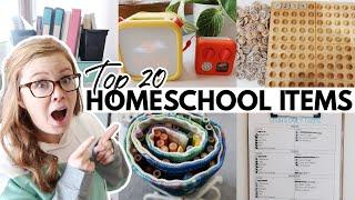 THE BEST HOMESCHOOL SUPPLIES! || Our Favorite Homeschool Items that Make Our Days Easier & More Fun
