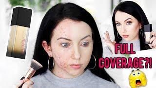 Does it Really Cover?! NEW HUDA BEAUTY FAUX FILTER FOUNDATION {Review & Demo!} Acne/Fair Skin