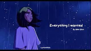 Billie Eilish - everything i wanted (Lyrics)