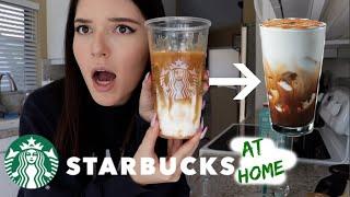 Making Starbucks Drinks At Home!!