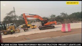 Newsflash: New Accra Tema Motorway  Toll Booth &  Reconstruction Works Ongoing. Great News