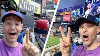 Attending FOUR MLB GAMES in ONE DAY at two stadiums!! (Citi Field & Yankee Stadium)
