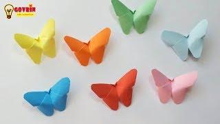 CARA MEMBUAT ORIGAMI KUPU-KUPU SANGAT MUDAH DAN SEDERHANA