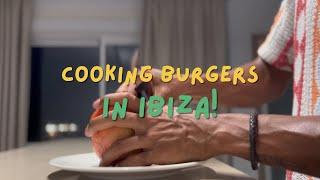 COOKING BURGERS IN OUR IBIZA APARTMENT 