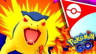 *NEW & IMPROVED SHADOW TYPHLOSION* Incinerate + Blast Burn sweep in GO Battle League for Pokemon GO