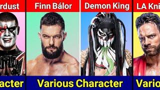 WWE Wrestlers Various Characteristics