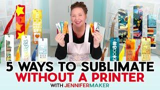 5 Ways To Sublimate Without A Printer | Fast, Easy, Cheap Ideas!