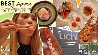 #UCHI ┃BEST Japanese Contemporary Dining in #Dallas┃uncovered food reaction 2021