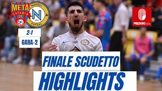 HIGHLIGHTS META CATANIA PREZIOSO CASA NAPOLI: lo SCUDETTO si deciderà a gara-3 ad AVERSA! 