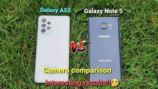 Galaxy A52 5G VS Galaxy Note 5 Camera comparison. Interesting results!!