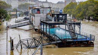 Hochwasser und reißende Flüsse in Wien