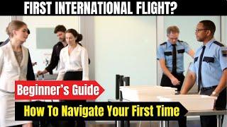 First International Flight?| How to Navigate for the First Time| Travel Tips| Airport Navigation