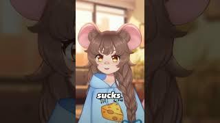 Yandere? Nah. Mouse friend!  #vtuber #envtubershort #anime