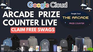 How to Claim Your Google Cloud Arcade Swags | Arcade Prize Counter | Google Cloud Arcade #arcade