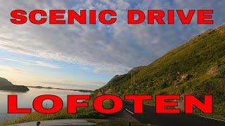 SCENIC DRIVE LOFOTEN - Rambergstranda to Reine 4K