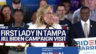 First Lady Jill Biden in Tampa for campaign stop