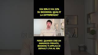 IVA 10% e IVA 22% su Booking: qual'è la Differenza?