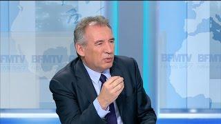 Bayrou critique le scrutin majoritaire pas assez représentatif