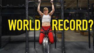 CAN A ROCK CLIMBER BREAK THE WORLD RECORD WEIGHTED PULL-UP?! (52KG)