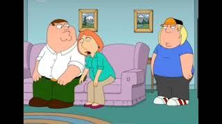 pregnant lois laughs then cries then screams at peter and throws up