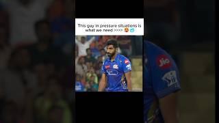 This guy in pressure situation is what we need #jassi_bhai #jaspritbumrah #jacksucksatlife #jteam