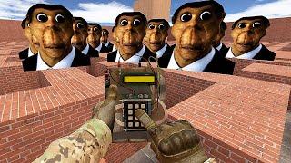 ОБУНГА В ЛАБИРИНТЕ ГОНЯЕТСЯ ЗА НАМИ OBUNGA NEXTBOT Garry's Mod