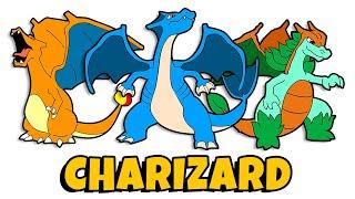 ALL TYPES CHARIZARDPokemon Evolution