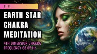 Earth Star Chakra Music | Connect with 68.05 Hz Earth Star Energy