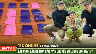 Bản tin 113 online ngày 11/6: Bắt kẻ buôn ma tuý nguy hiểm, luôn thủ sẵn dao trong người | ANTV