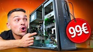 KRASS!! Wir bauen einen Gaming PC für unter 100€!!