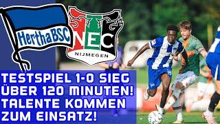 HERTHA BSC vs. FC NIJMEGEN 1-0 im Testspiel. Ohne REESE, SESSA, CUISANCE. Mit Lum & Oli Rölke!