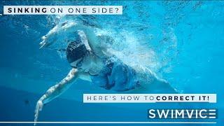 How To Correct Sinking When Breathing | Freestyle Technique | SWIMVICE