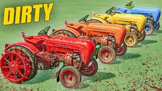 Work Of Colors - Tractor Washing - Dirty Junior Tractors - Farming Simulator 22