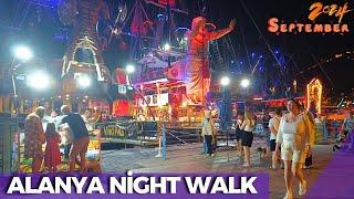 alanya city center marina 2024 4k 60 ! alanya walking tour ! alanya antalya turkey travel ! holiday