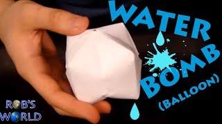 How to Make a Paper Balloon (Water Bomb) - Origami