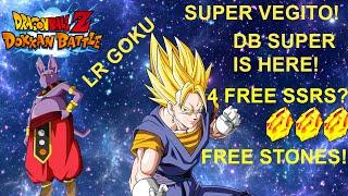 4 Free SSRS, Free Dragon Stones, SUPER VEGITO!, DBS in Dokkan and more! DBZ Dokkan Battle