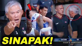 MAY SINAPAK SI ERRAM! Nagwala si Coach Chot gusto ring manapak ng referee! Anyare sa TNT!