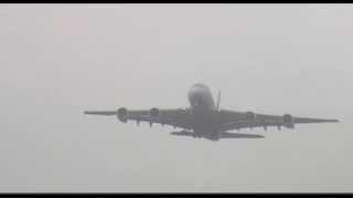 Airbus A380 mist landing polderbaan, nieuwe poging ondernomen