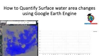 How to Quantify Surface water area changes using Google Earth Engine