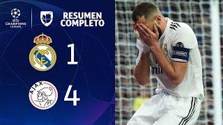 Real Madrid 1-4 Ajax – GOLES Y RESUMEN – VUELTA OCTAVOS DE FINAL – UEFA Champions League