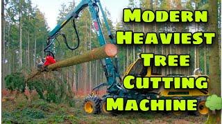 How To Cut A Tree Quickly !? Modern Heavy Tree Cutting Machine | #cutting #tree #trending
