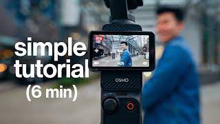 The Essential Settings You Need To Learn  | DJI Osmo Pocket 3